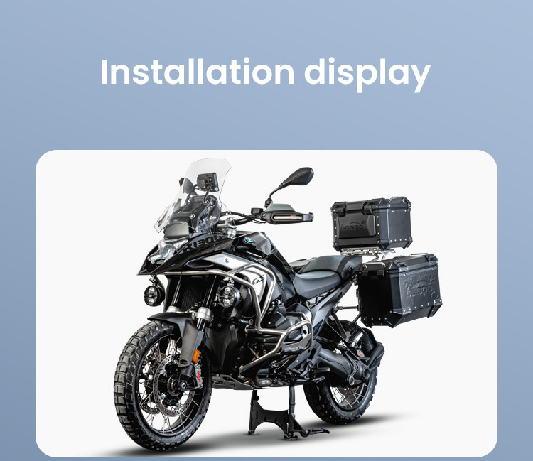 LOBOO L18S światła drogowe i mijania pomocnicze, 23 000 Lumenów, 8-stopniowa skala świecenia, homologacja, czarne, zestaw