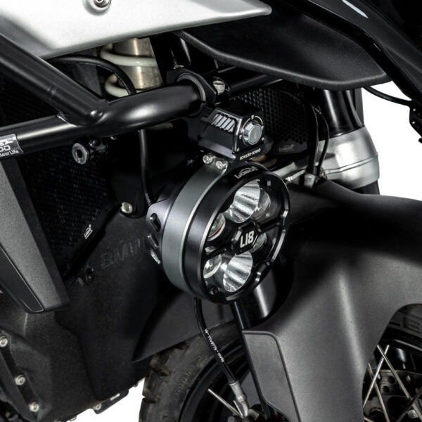 LOBOO L18S światła drogowe i mijania pomocnicze, 23 000 Lumenów, 8-stopniowa skala świecenia, homologacja, czarne, zestaw