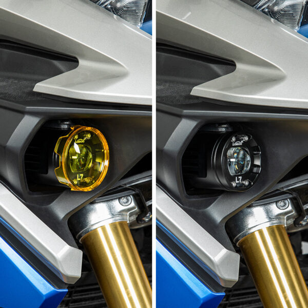 LOBOO L7 światła drogowe i mijania pomocnicze tylko dla VOGE DS525X, 15 000 Lumenów, 8-stopniowa skala świecenia, homologacja, z