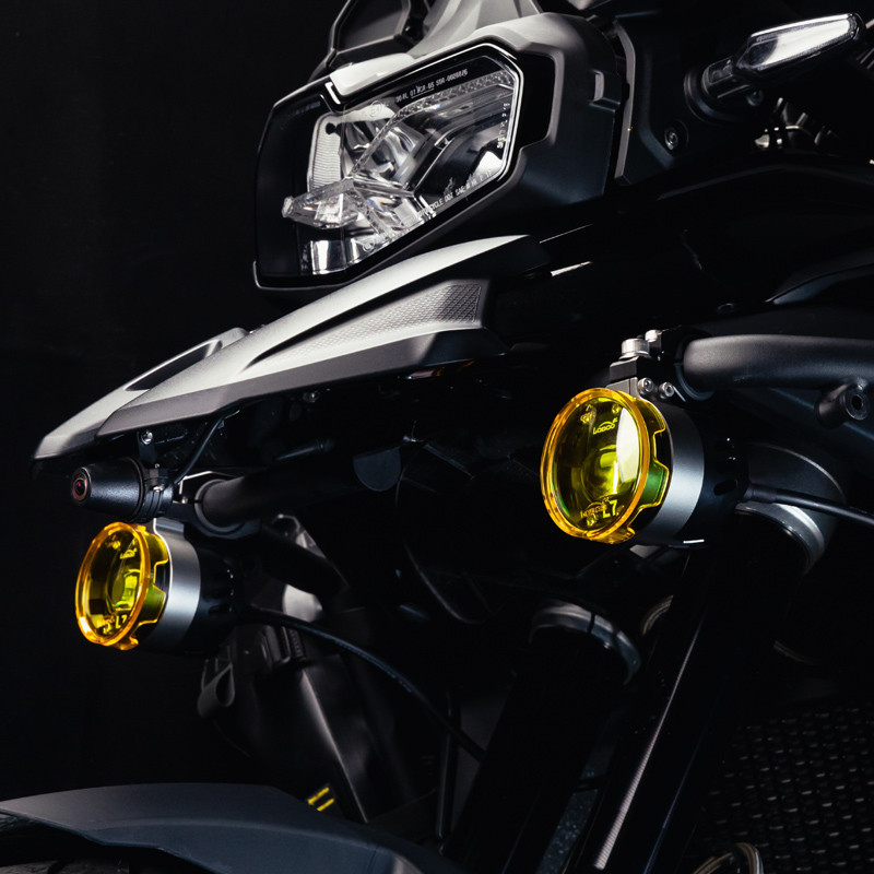 LOBOO L7 światła drogowe i mijania pomocnicze, 15 000 Lumenów, 8-stopniowa skala świecenia, homologacja, zestaw