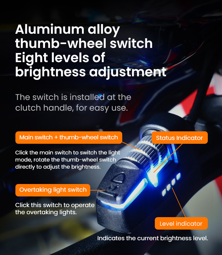 LOBOO L7 światła drogowe i mijania pomocnicze, 15 000 Lumenów, 8-stopniowa skala świecenia, homologacja, zestaw