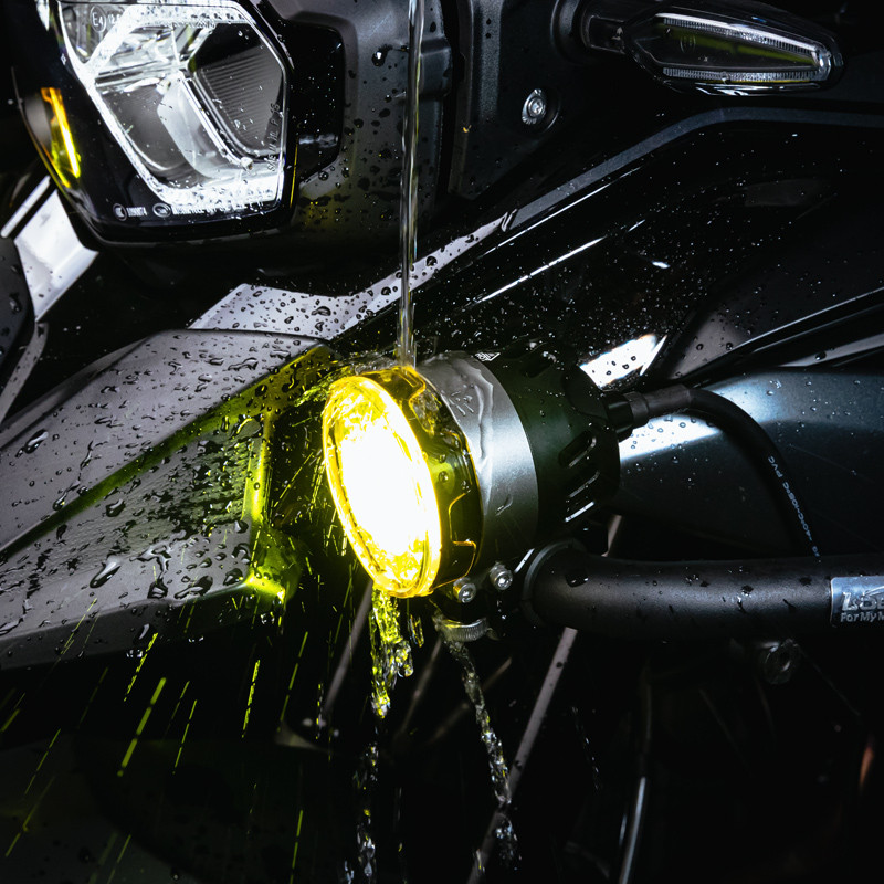 LOBOO L7 światła drogowe i mijania pomocnicze, 15 000 Lumenów, 8-stopniowa skala świecenia, homologacja, zestaw