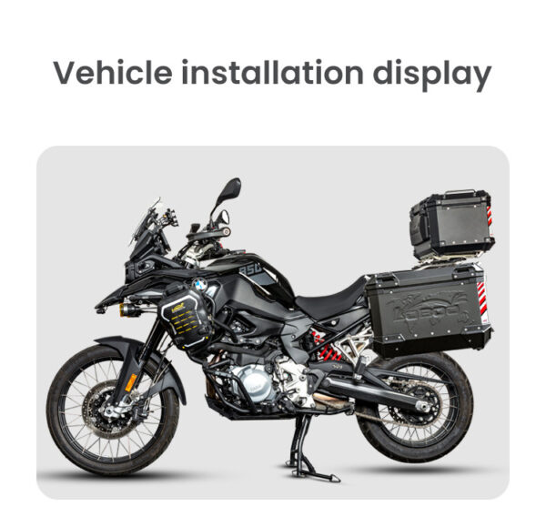 LOBOO L7 światła drogowe i mijania pomocnicze, 15 000 Lumenów, 8-stopniowa skala świecenia, homologacja, zestaw