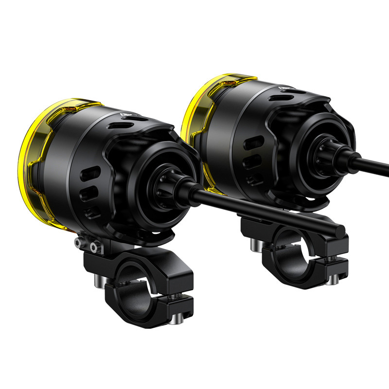 LOBOO L7 światła drogowe i mijania pomocnicze, 15 000 Lumenów, 8-stopniowa skala świecenia, homologacja, zestaw