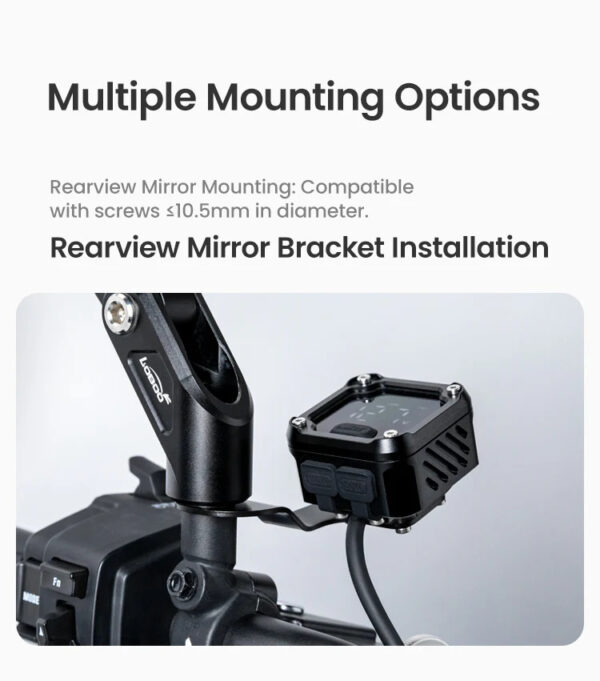 LOBOO Ładowarka dwukierunkowa (ładowanie, monitorowanie, regeneracja akumulatorów), wodoodporna, aluminiowy korpus