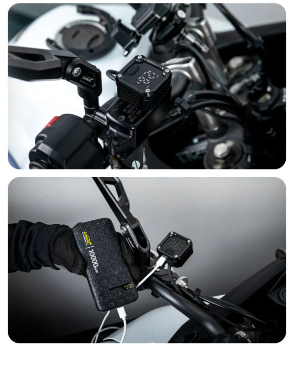 LOBOO Ładowarka dwukierunkowa (ładowanie, monitorowanie, regeneracja akumulatorów), wodoodporna, aluminiowy korpus