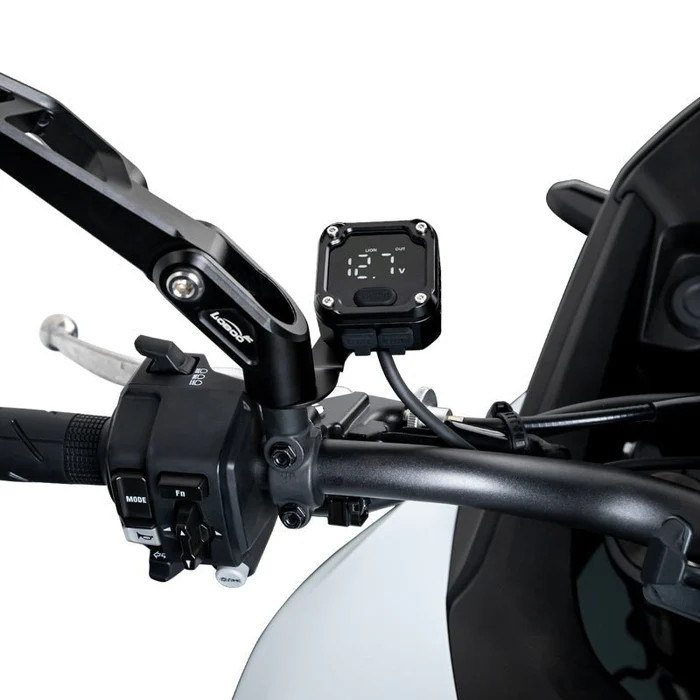 LOBOO Ładowarka dwukierunkowa (ładowanie, monitorowanie, regeneracja akumulatorów), wodoodporna, aluminiowy korpus