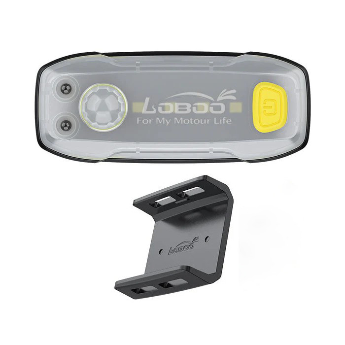 LOBOO Lampka sportowa z uchwytem na bagaż PIKE, wodoodporna IP66, czujnik ruchu