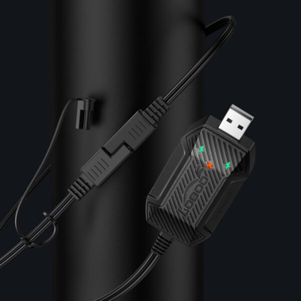 loboo-mini-ladowarka-do-akumulatorow LOBOO Inteligenta Mini ładowarka do akumulatorów 12V (kwasowe, żelowe, litowe), USB