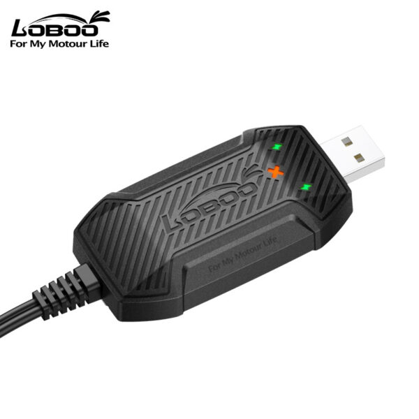 loboo-mini-ladowarka-do-akumulatorow LOBOO Inteligenta Mini ładowarka do akumulatorów 12V (kwasowe, żelowe, litowe), USB