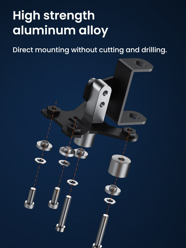 LOBOO Mocowanie świateł do KTM 1290 Super Adventure R (2022-), stal nierdzewna