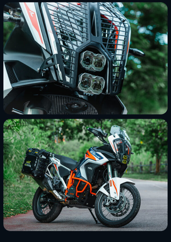 LOBOO Mocowanie świateł do KTM 1290 Super Adventure R (2022-), stal nierdzewna