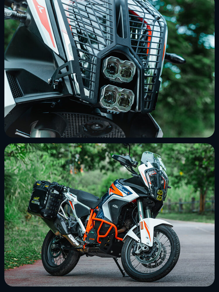 LOBOO Mocowanie świateł do KTM 1290 Super Adventure R (2022-), stal nierdzewna