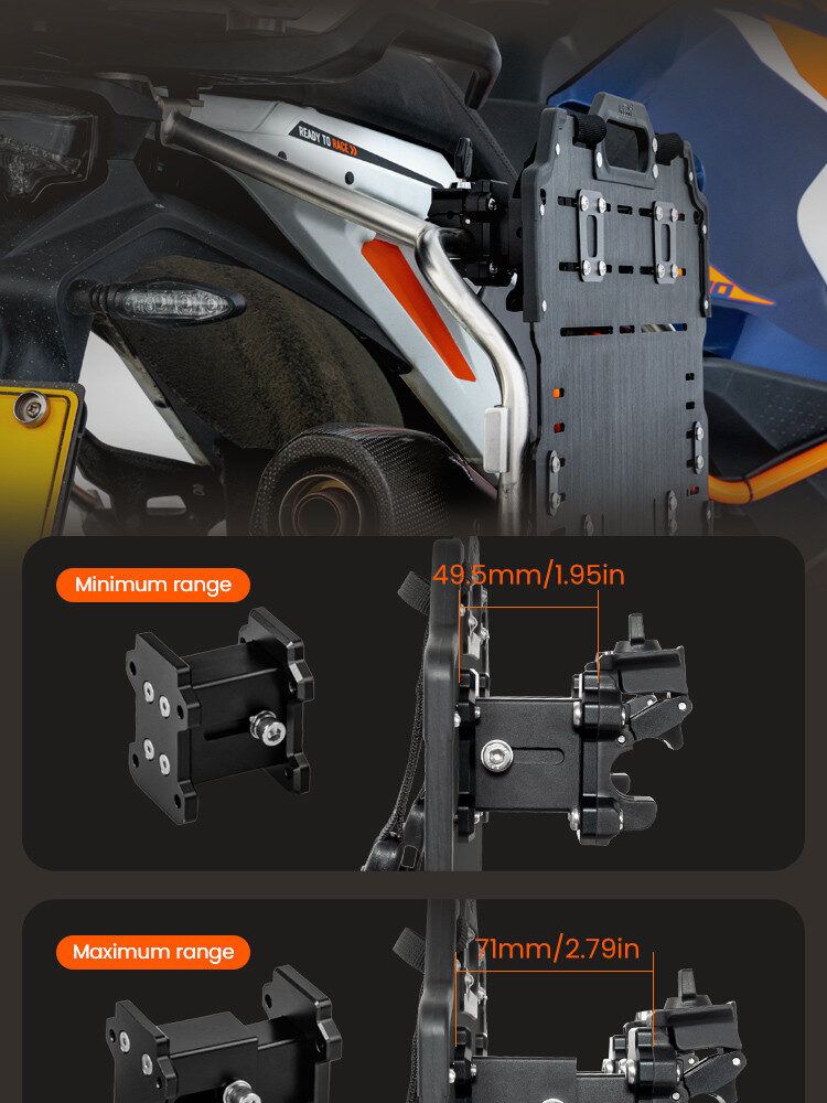 loboo-nadmuchiwane-torby-boczne-motocyklowe-2330l LOBOO Pompowane miękkie sakwy boczne, wodoodporne z płytami montażowymi, seria ALPS, czarne, 1 zestaw, 2 szt 23+30L