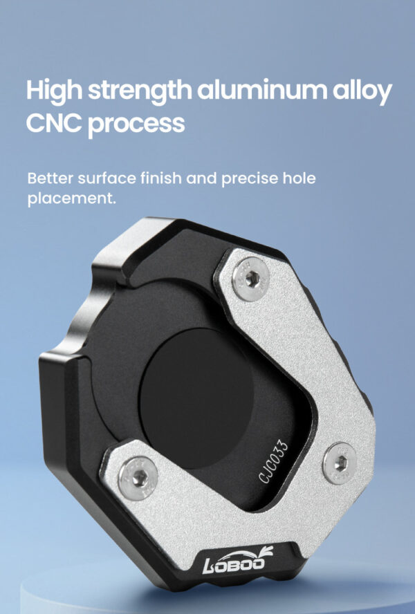 LOBOO Nakładka na stopkę boczną, aluminiowa do BMW F750GS