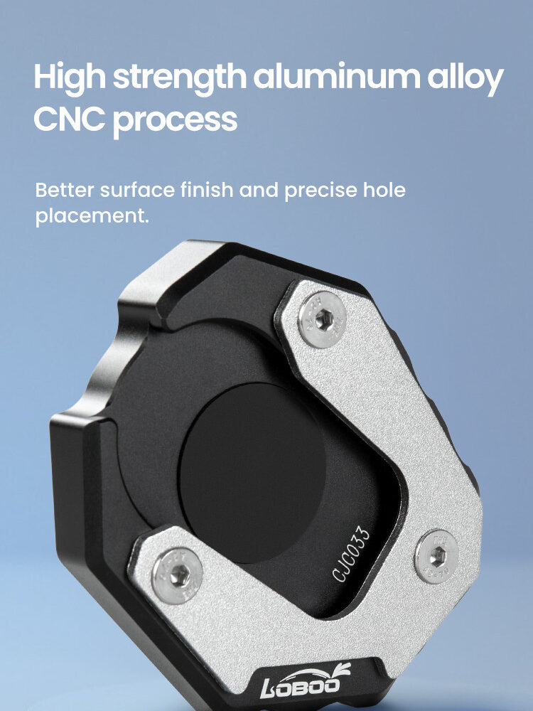 LOBOO Nakładka na stopkę boczną, aluminiowa do BMW F750GS