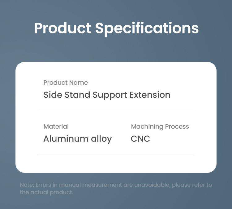 LOBOO Nakładka na stopkę boczną, aluminiowa do BMW F900GS (2024-)
