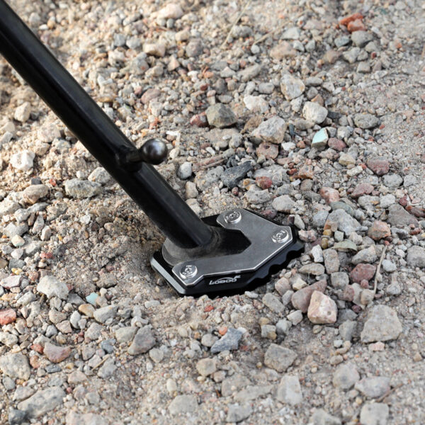 LOBOO Nakładka na stopkę boczną, aluminiowa do BMW R1200/1250GS ADV