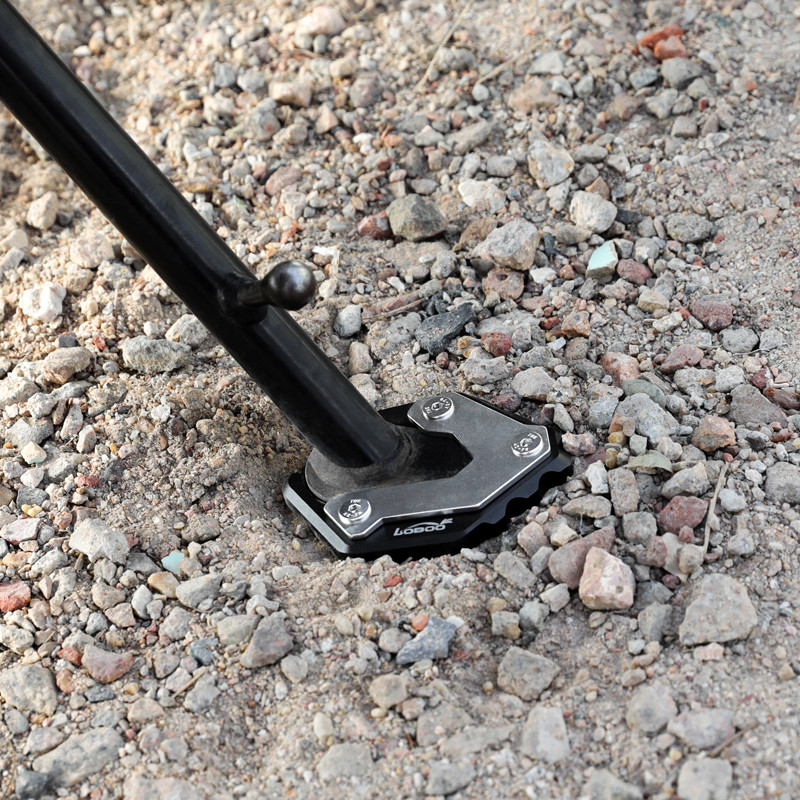 LOBOO Nakładka na stopkę boczną, aluminiowa do BMW R1200/1250GS ADV