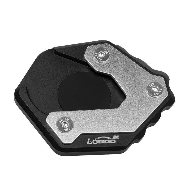 LOBOO Nakładka na stopkę boczną, aluminiowa do BMW R1200/1250GS ADV