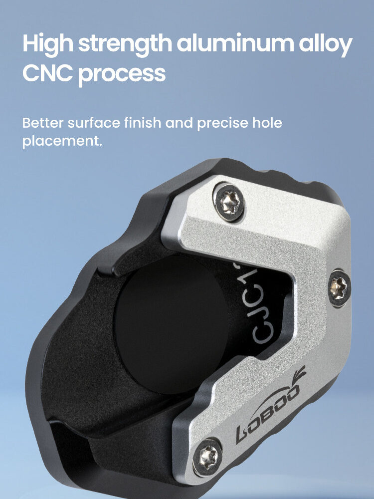 LOBOO Nakładka na stopkę boczną, aluminiowa do BMW R1300GS