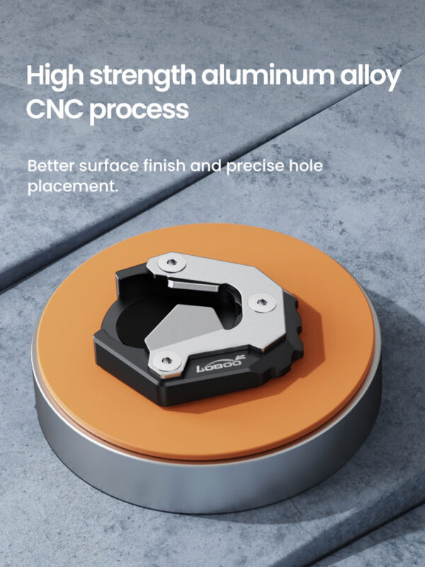 LOBOO Nakładka poszerzajaca na stopkę boczną, aluminiowa do BMW S1000XR (2021) (10.3.03062.001.11)