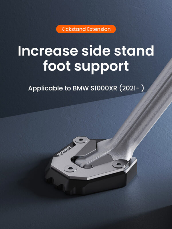 loboo-nakladka-na-stopke-boczna-do-bmw-s1000xr-2021 LOBOO Nakładka poszerzajaca na stopkę boczną, aluminiowa do BMW S1000XR (2021) (10.3.03062.001.11)