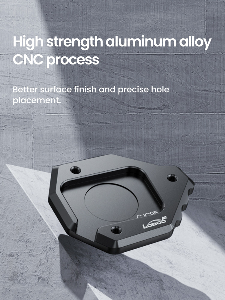 LOBOO Nakładka na stopkę boczną, aluminiowa do CFMOTO 800MTX (2024-)