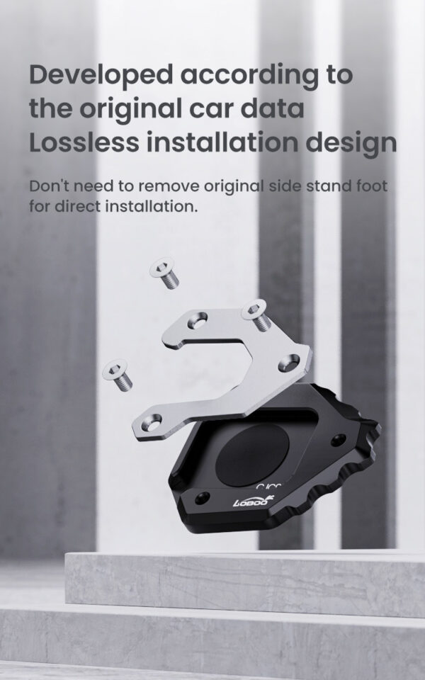 LOBOO Nakładka na stopkę boczną, aluminiowa do CFMOTO 800MTX (2024-)