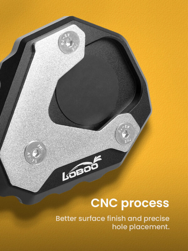 LOBOO Nakładka na stopkę boczną, aluminiowa do HONDA CB500X (2019-), HONDA CB400X (2021-), HONDA NX400 (2024-), HONDA CB650R