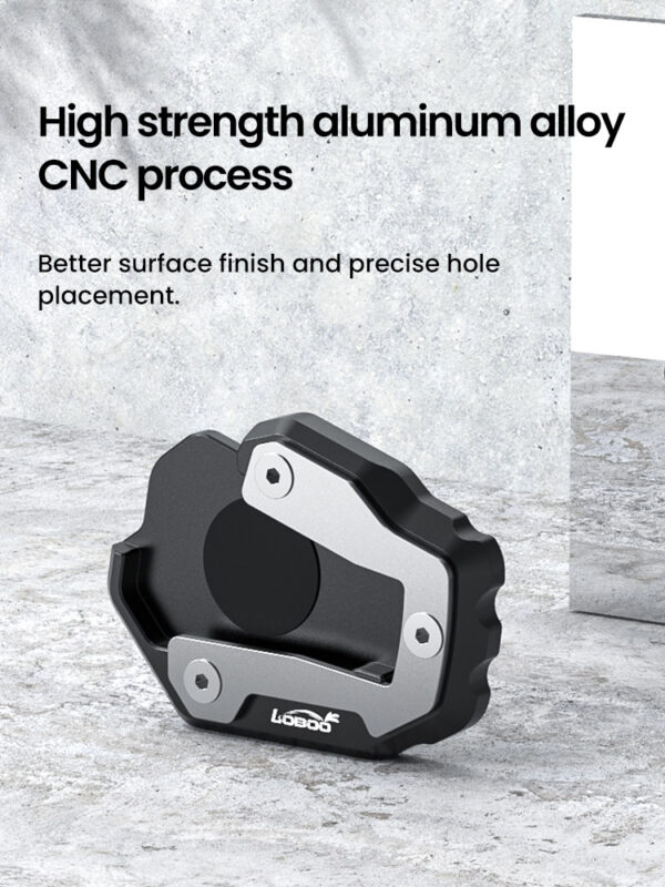 LOBOO Nakładka na stopkę boczną, aluminiowa do HONDA CRF1100 ALL/CRF1100DL2L(ADV)