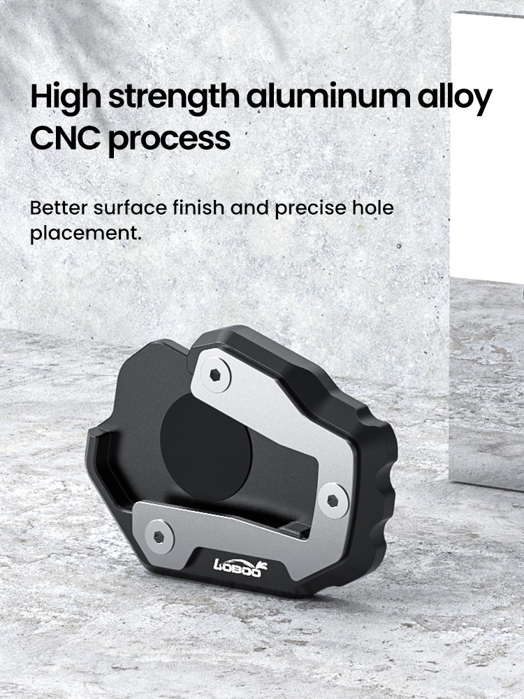LOBOO Nakładka na stopkę boczną, aluminiowa do HONDA CRF1100 ALL/CRF1100DL2L(ADV)