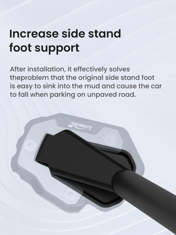 LOBOO Nakładka na stopkę boczną, aluminiowa do HONDA CRF1100 ALL/CRF1100DL2L(ADV)