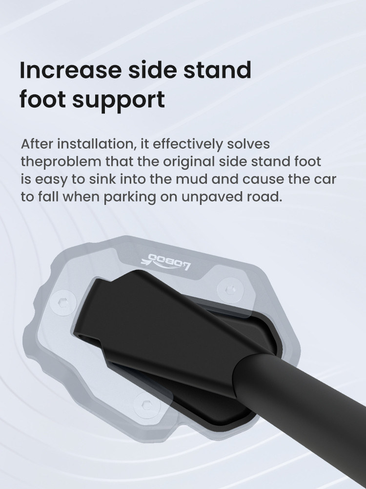 LOBOO Nakładka na stopkę boczną, aluminiowa do HONDA CRF1100 ALL/CRF1100DL2L(ADV)