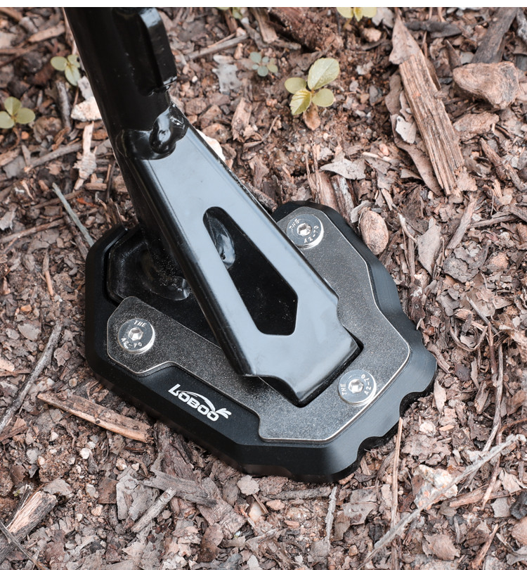 LOBOO Nakładka na stopkę boczną, aluminiowa do HONDA CRF1100 ALL/CRF1100DL2L(ADV)