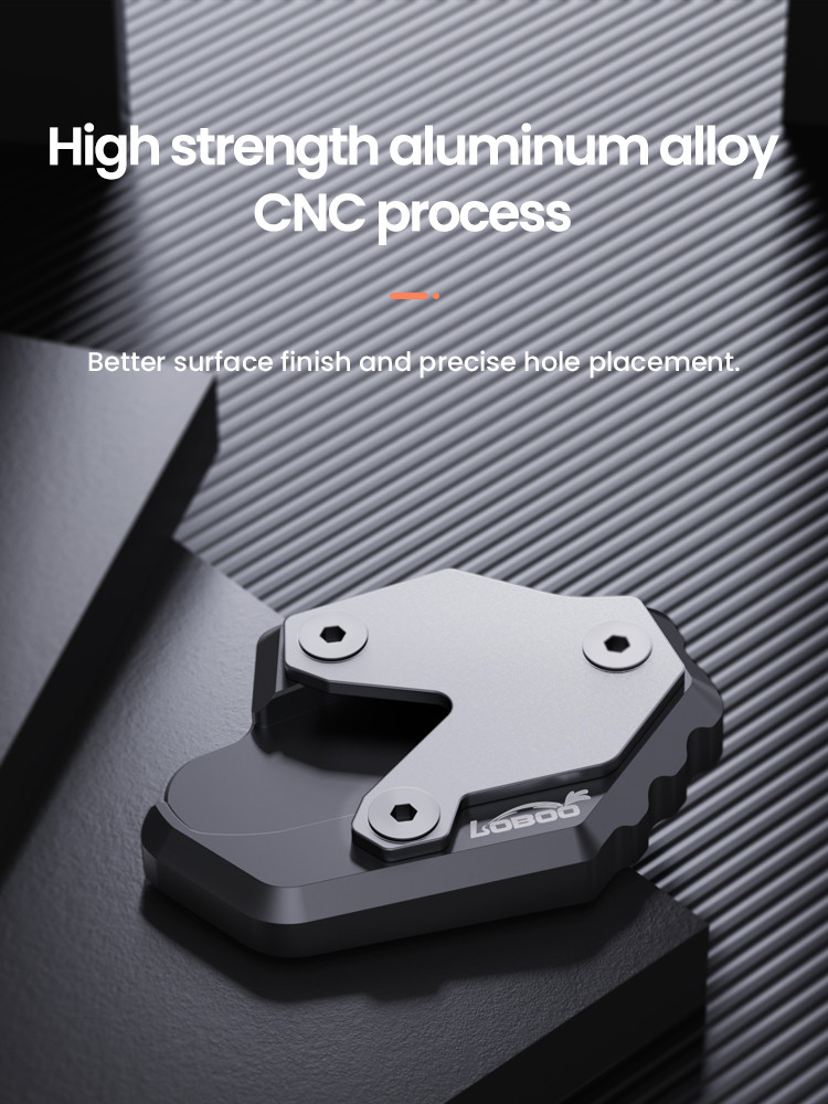 LOBOO Nakładka na stopkę boczną, aluminiowa do HONDA FORZA350