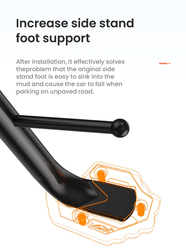 LOBOO Nakładka na stopkę boczną, aluminiowa do HONDA FORZA350