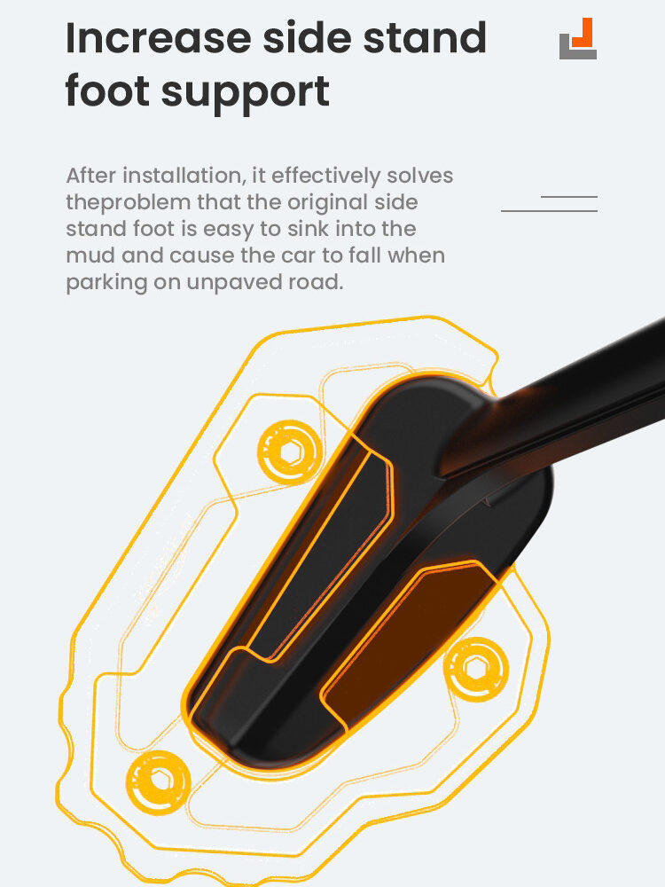LOBOO Nakładka na stopkę boczną, aluminiowa do HONDA GL1800
