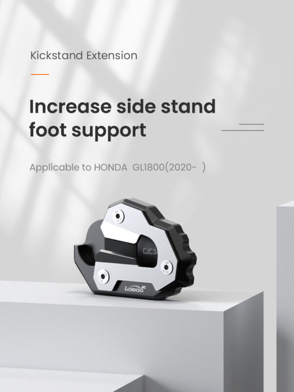 LOBOO Nakładka na stopkę boczną, aluminiowa do HONDA GL1800