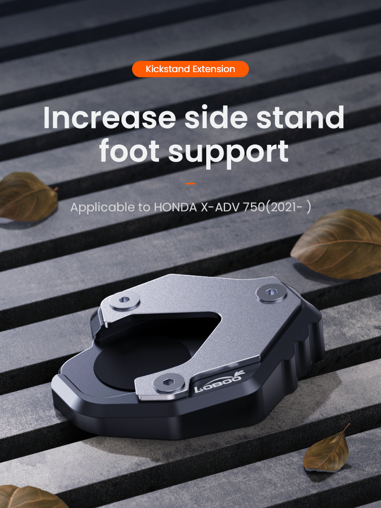 loboo-nakladka-na-stopke-boczna-do-honda-x-adv7502021- LOBOO Nakładka na stopkę boczną, aluminiowa do HONDA X-ADV750 (2021-)