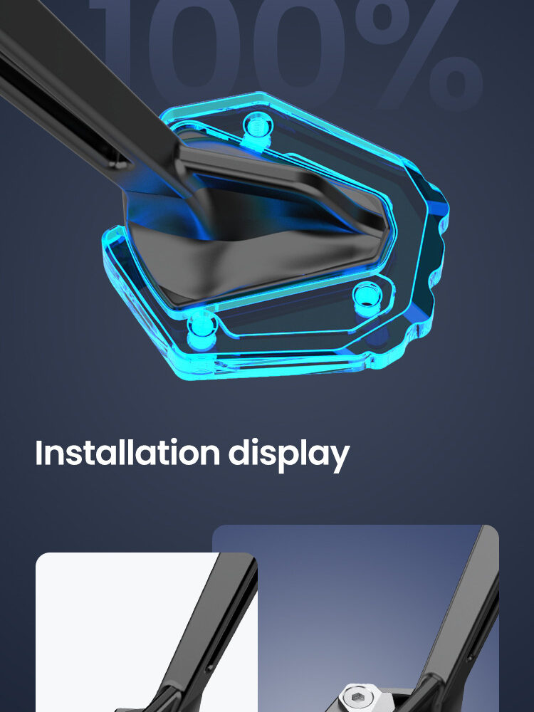 LOBOO Nakładka na stopkę boczną, aluminiowa do KTM1290 Super Adventure S (2022-)