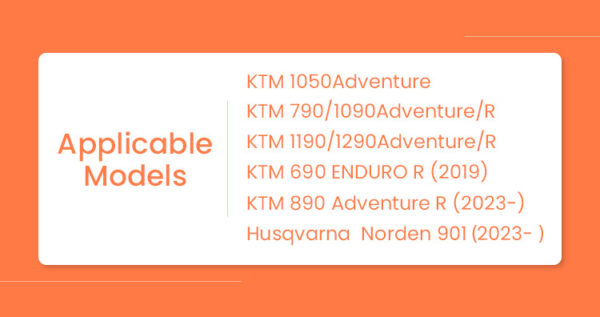 LOBOO Nakładka na stopkę boczną, aluminiowa do KTM690, KTM790 Adventure, KTM790 Adventure R, KTM890 Adventure R, KTM1050, KTM119