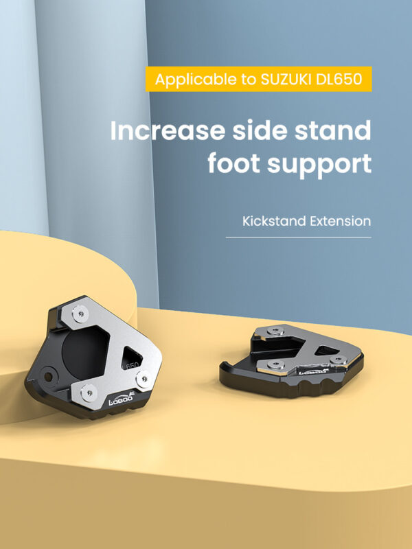 LOBOO Nakładka poszerzajaca na stopkę boczną, aluminiowa do SUZUKI DL650
