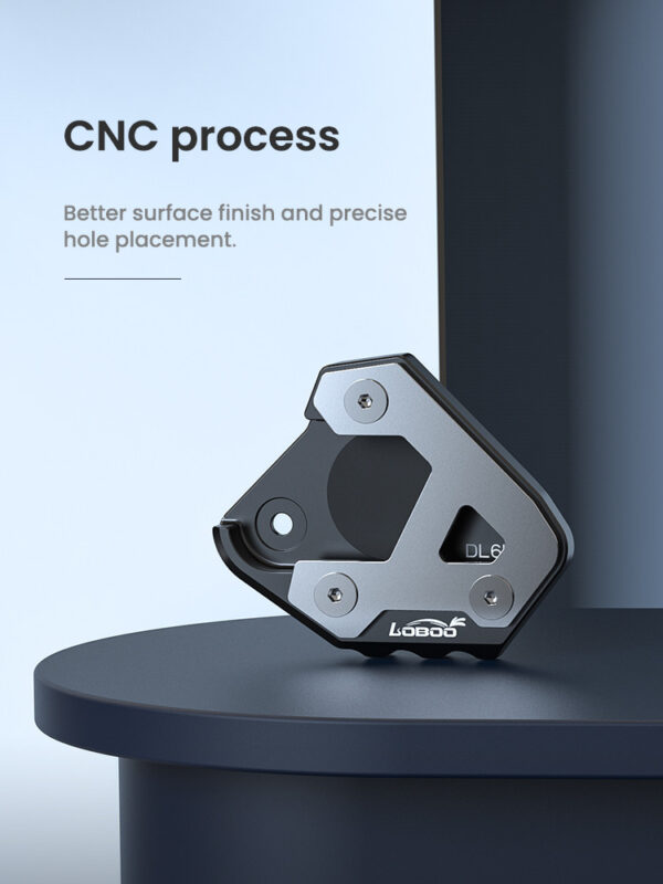 LOBOO Nakładka poszerzajaca na stopkę boczną, aluminiowa do SUZUKI DL650