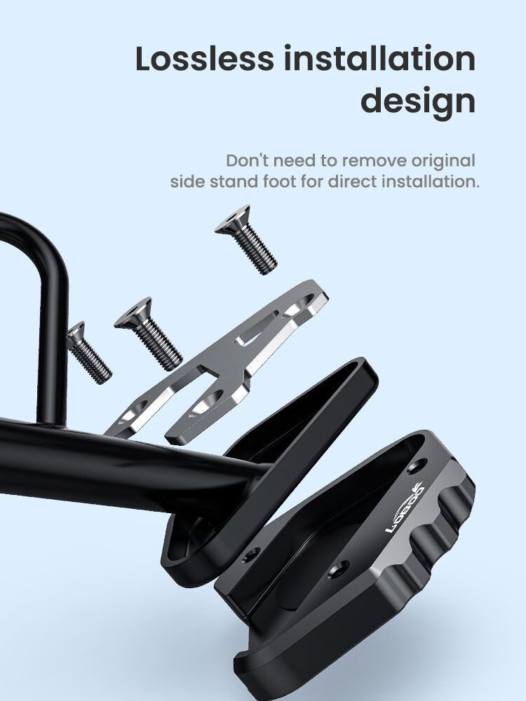 LOBOO Nakładka poszerzajaca na stopkę boczną, aluminiowa do SUZUKI DL650