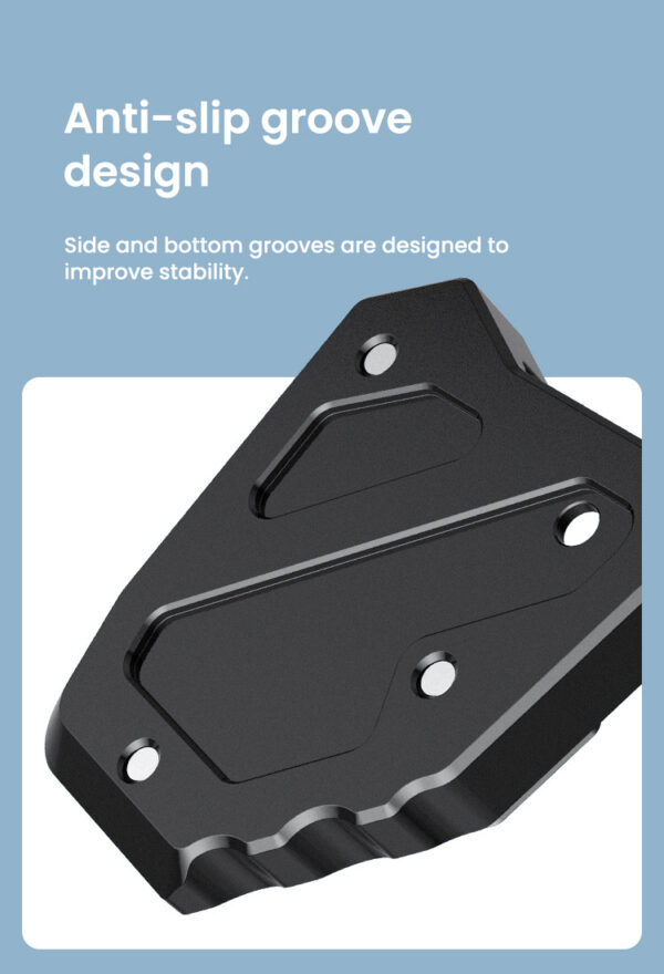 LOBOO Nakładka poszerzajaca na stopkę boczną, aluminiowa do SUZUKI DL650