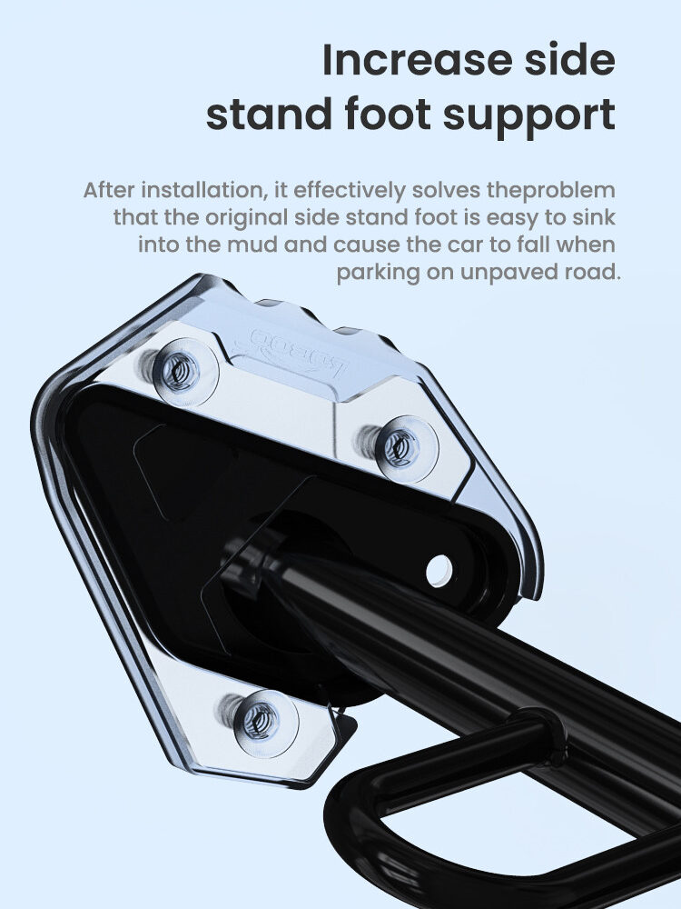 LOBOO Nakładka poszerzajaca na stopkę boczną, aluminiowa do SUZUKI DL650