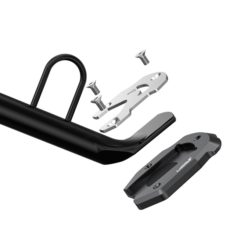 LOBOO Nakładka na stopkę boczną, aluminiowa do SUZUKI V-Strom 1050/XT, V-Strom 1000/XT, SUZUKI GSX-S 1000F, SUZUKI GSX-S 750, SU