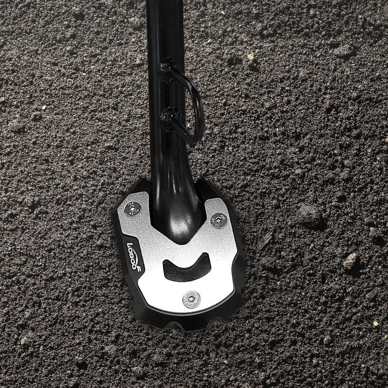 LOBOO Nakładka na stopkę boczną, aluminiowa do SUZUKI V-Strom 1050/XT, V-Strom 1000/XT, SUZUKI GSX-S 1000F, SUZUKI GSX-S 750, SU