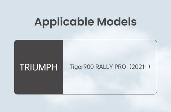 LOBOO Nakładka na stopkę boczną, aluminiowa do TRIUMPH Tiger 900RALLY PRO (2021-)